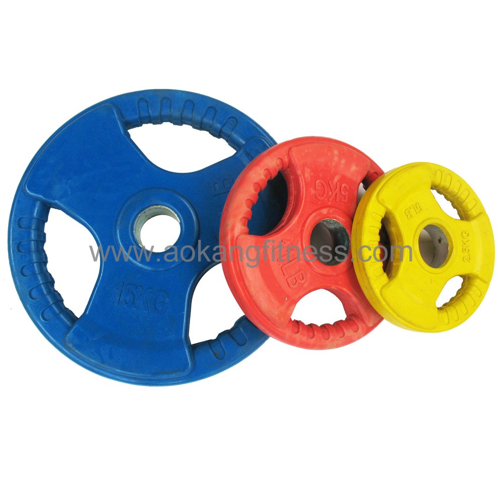  Colored Tri-Grips Weight Plate