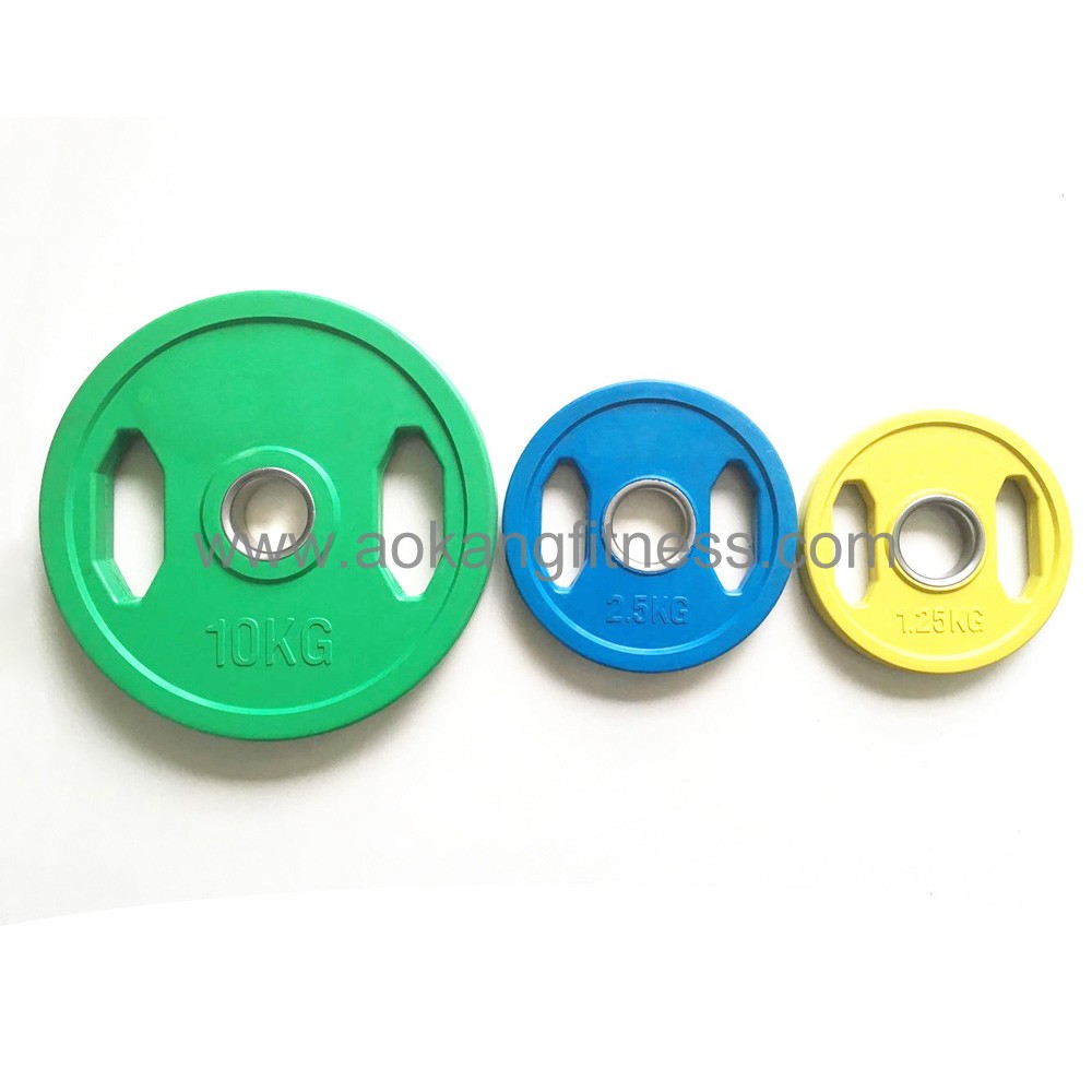 2 Grips Rubber Coated Weight Plate